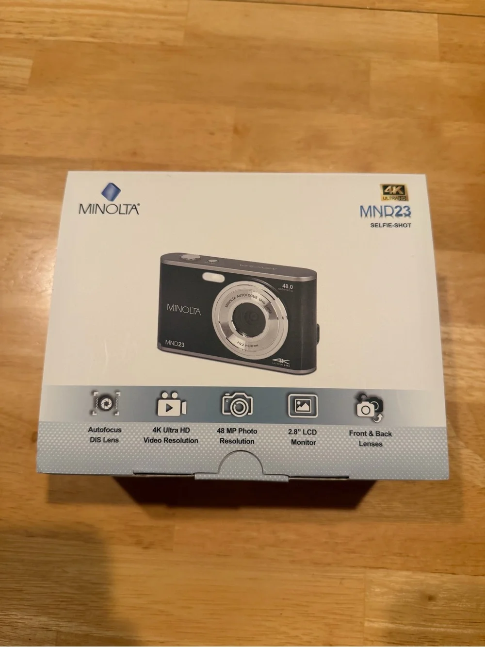 MINOLTA MND23 48MP POINT AND SHOOT DIGITAL CAMERA
